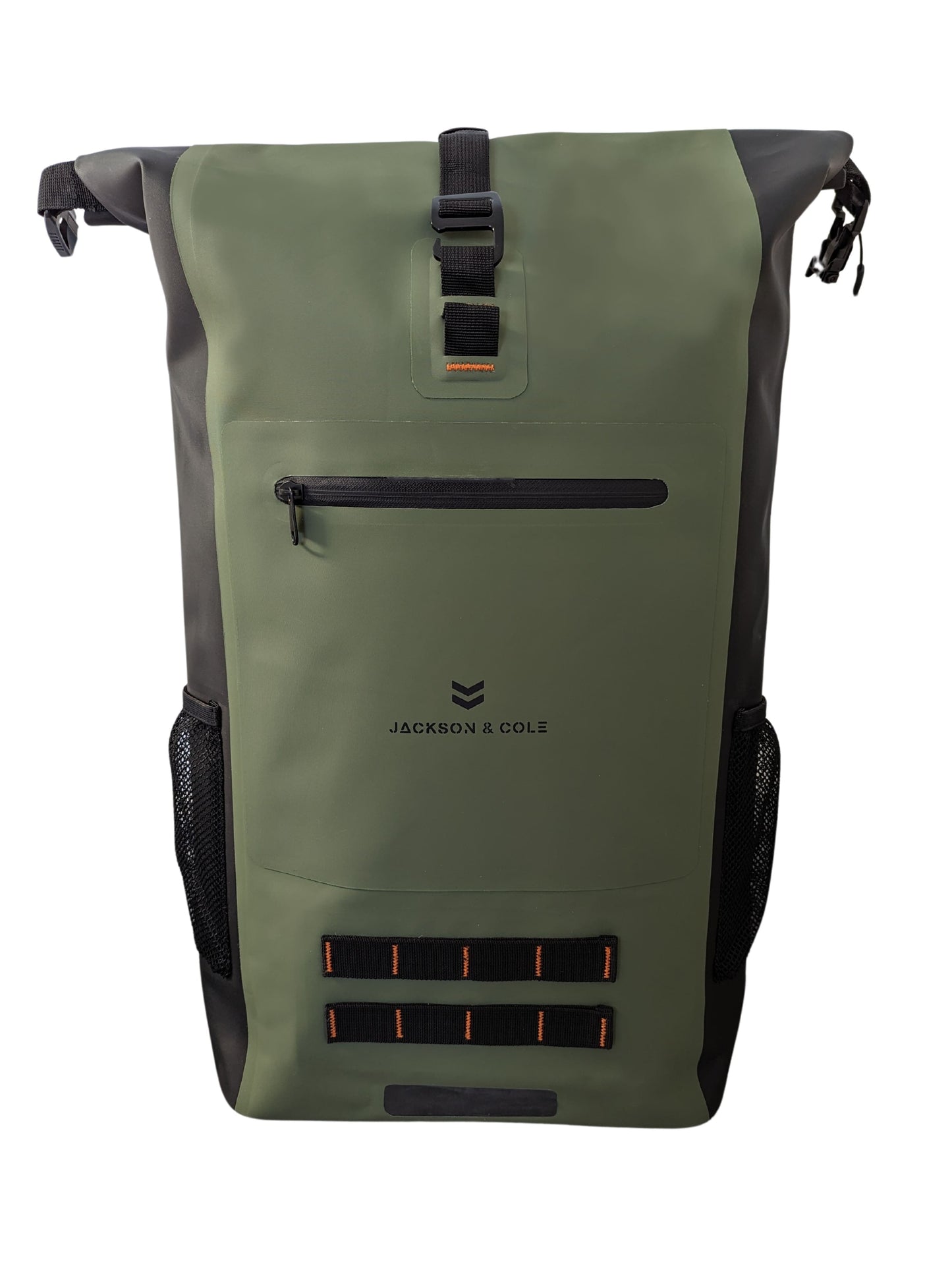 Ancona backpack front closed with g-clip