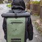 Waterproof ancona backpack in rain