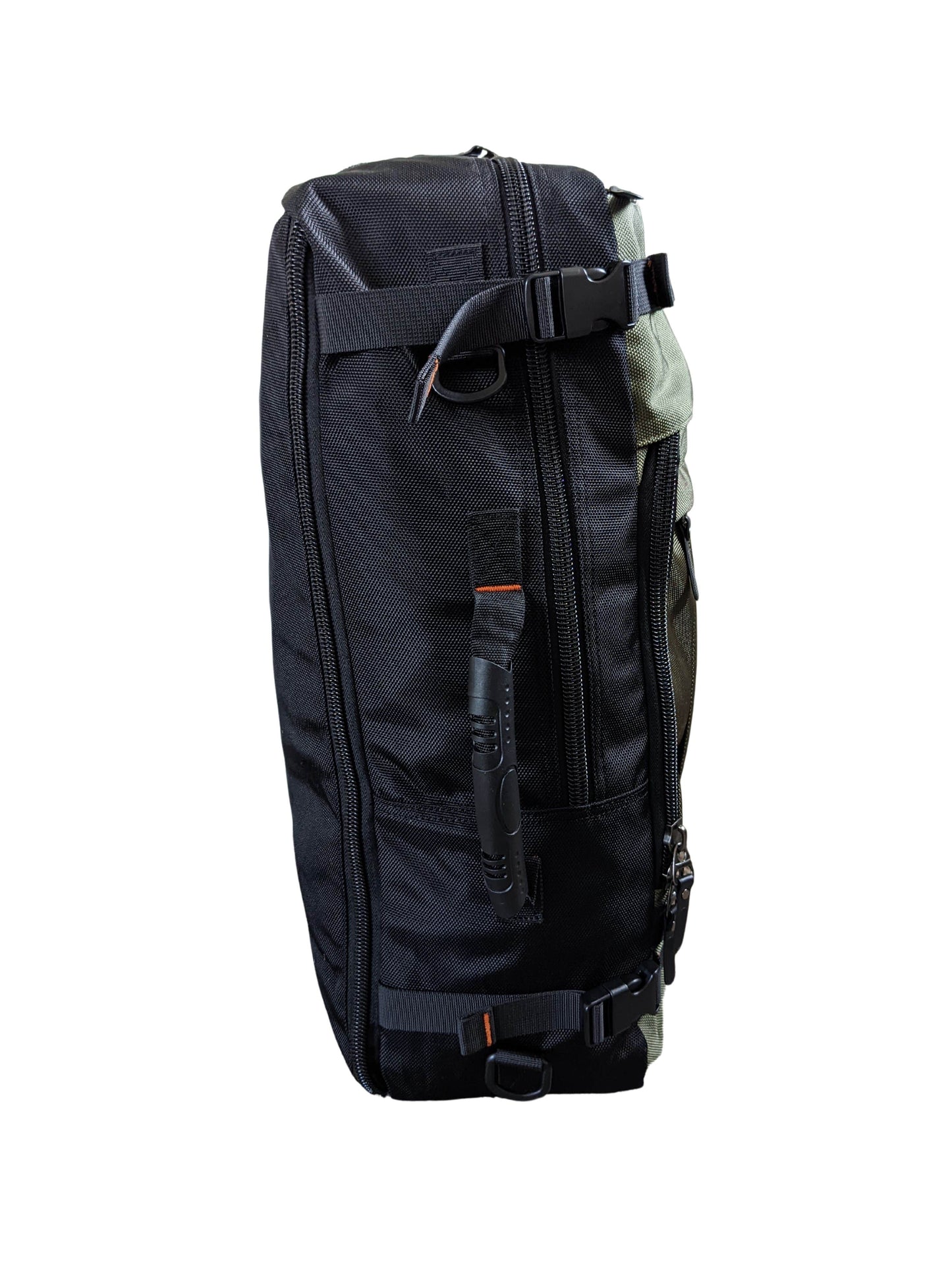Backpack handle side