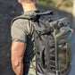 Fortitude backpack on back
