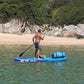 Duffel bag attached to SUP